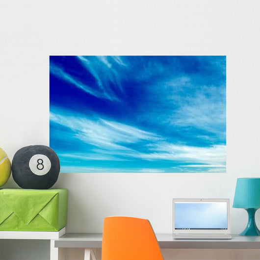 Beautiful White Clouds Abstract Wall Decal