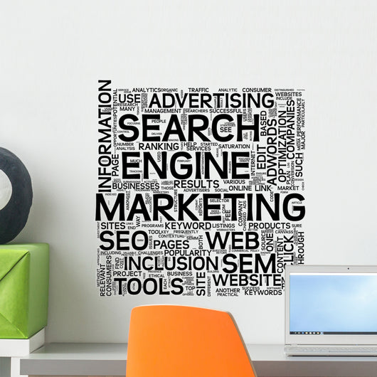 Search Engine Marketing SEM Wall Decal