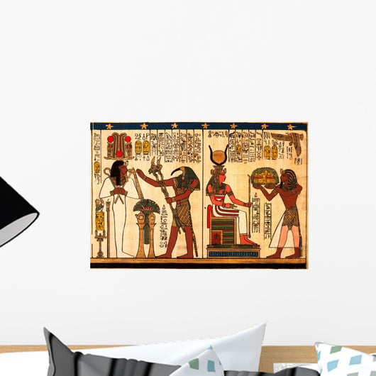 Egyptian Papyrus with Antique Wall Decal