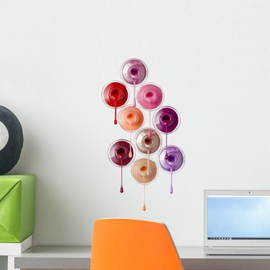 Nail Polish Beauty Make Wall Decal