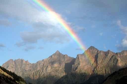 Mountain Rainbow Wall Decal