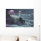Lighthouse Storm Wall Decal