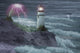Lighthouse Storm Wall Decal