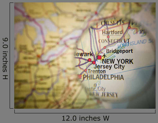 New York Map Wall Decal