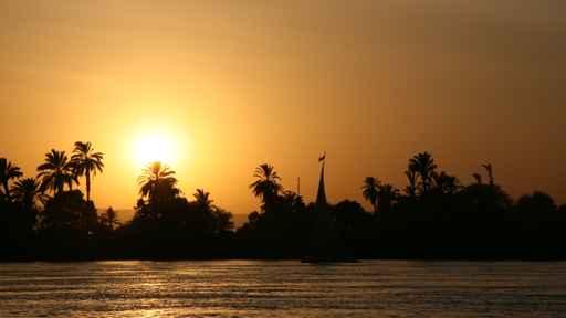 Sunset over Nile Wall Decal