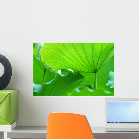 Lotus Leaves Wall Decal