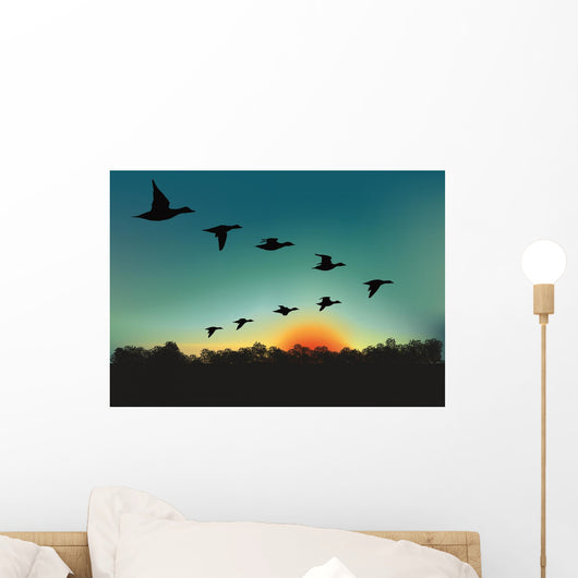Oiseaux Migrateurs Wall Decal