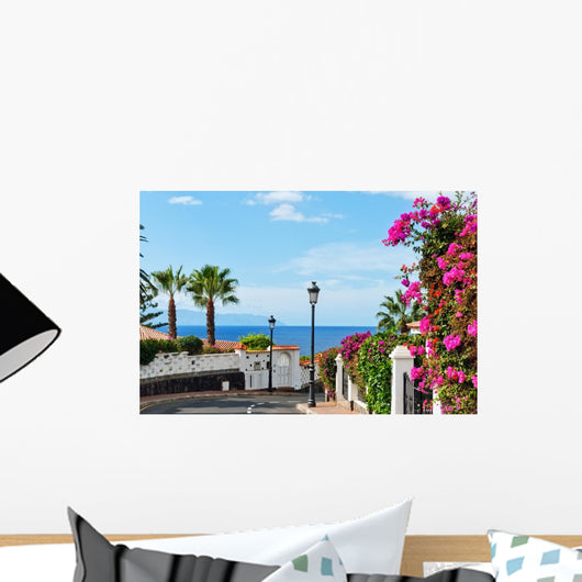 Street Los Gigantes Tenerife Wall Decal