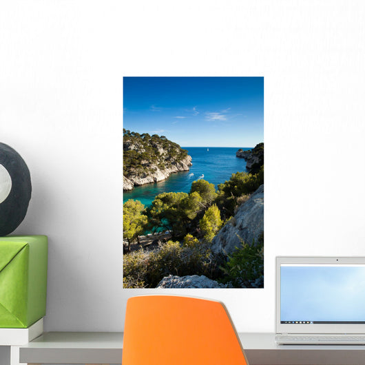 Splendid Southern France Coast Wall Decal