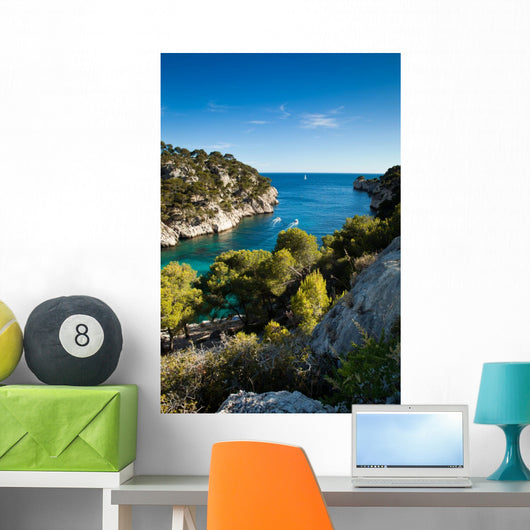 Splendid Southern France Coast Wall Decal