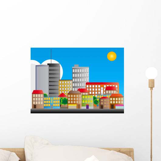 Neighborhood City Wall Decal