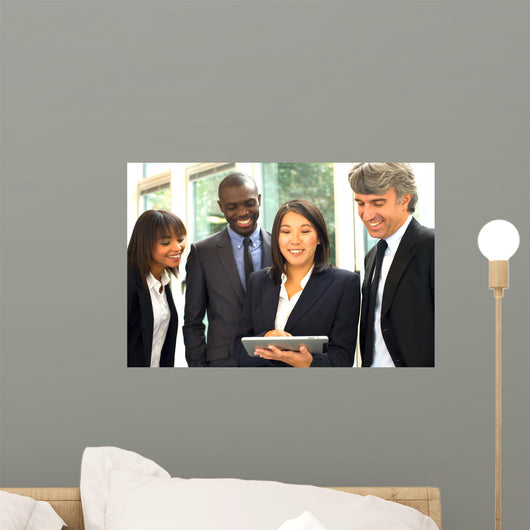 Multi-Ethnic Team Wall Decal
