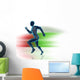 Running Cross Section Wall Decal