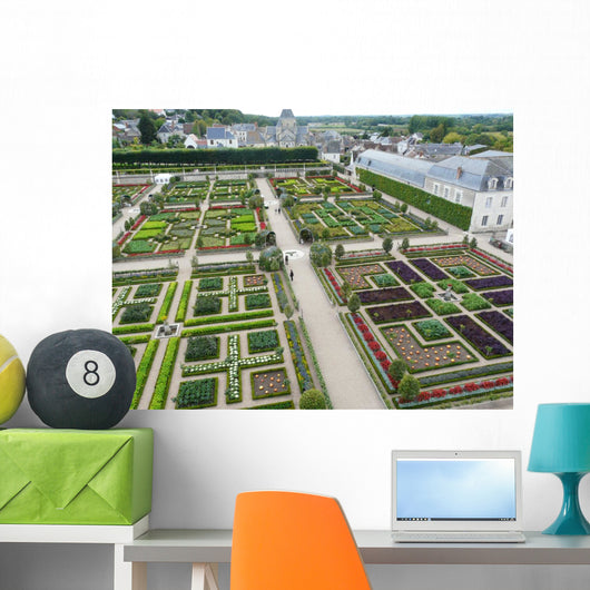 Vegetable Gardens Chateau De Villandry Wall Decal