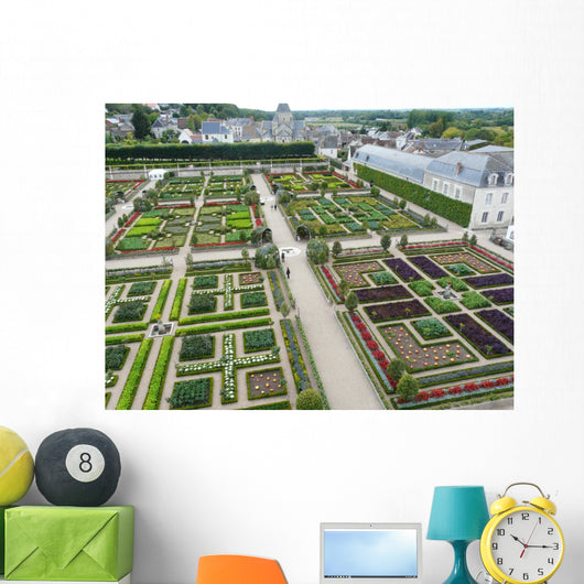 Vegetable Gardens Chateau De Villandry Wall Decal