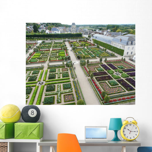 Vegetable Gardens Chateau De Villandry Wall Decal