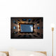Semi Enclosed European Courtyard Wall Decal