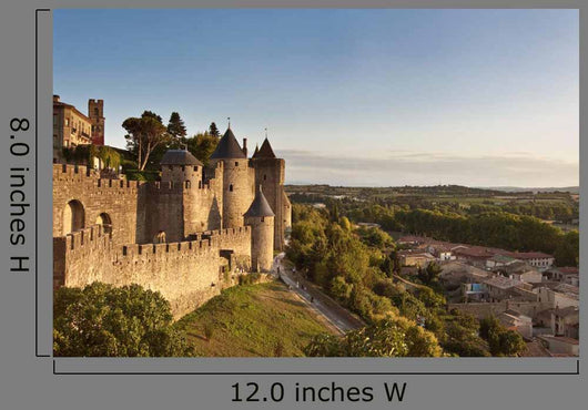 Medieval City Carcassonne France Wall Decal
