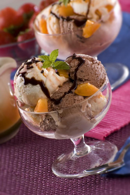 Chocolate And Apricot Ice Wall Decal
