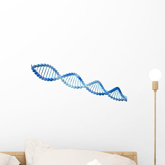 3D Dna White Wall Decal