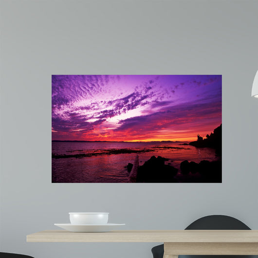Sunset Lime Kiln Point Wall Decal