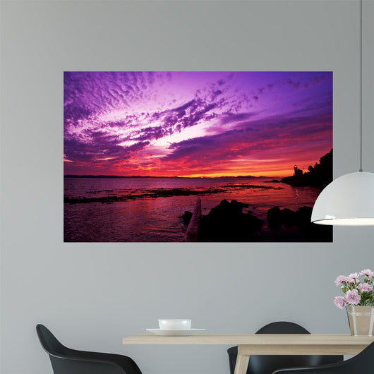 Sunset Lime Kiln Point Wall Decal