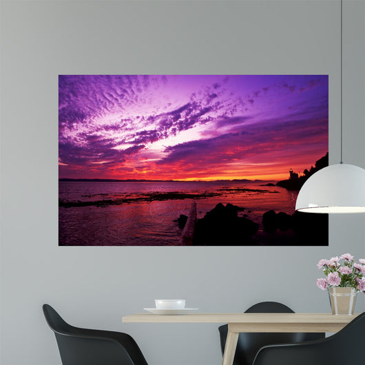 Sunset Lime Kiln Point Wall Decal