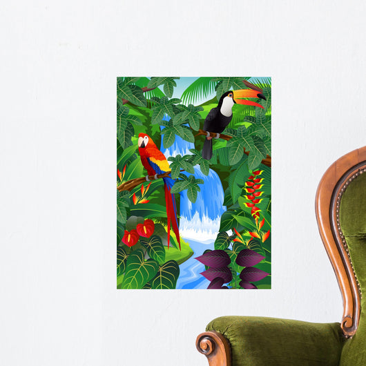 Beautiful Tropical Wall Decal