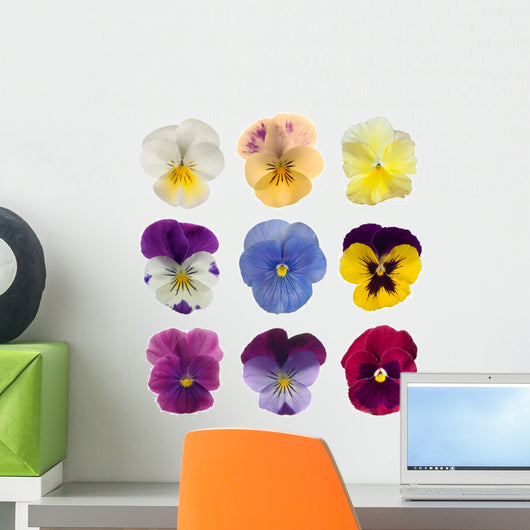 Pansy Flower Pansies Wall Stickers Wall Decal