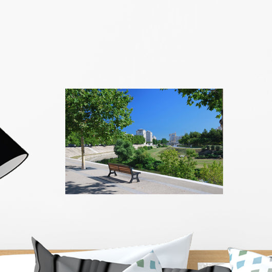 Bench Banks Lez Wall Decal