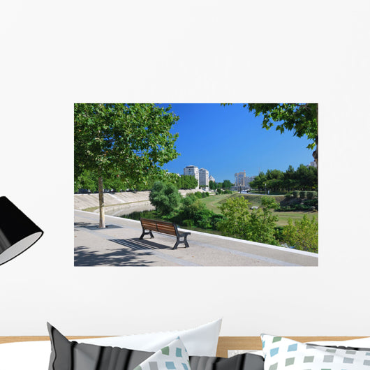 Bench Banks Lez Wall Decal