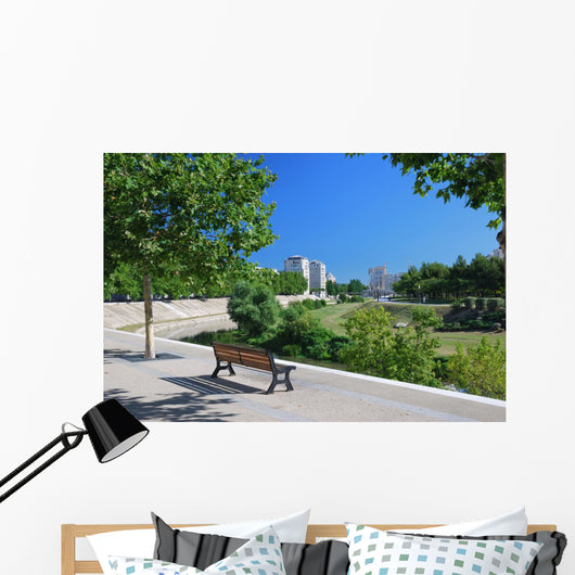 Bench Banks Lez Wall Decal