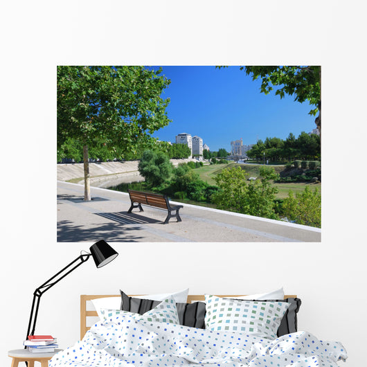 Bench Banks Lez Wall Decal