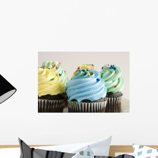 Cupcakes Close-Up Wall Decal