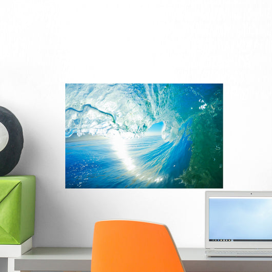 Blue Ocean Wave 10 Wall Decal