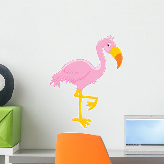 Pink Flamingo Wall Decal