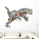 Robot Cyborg Tyrannosaurus Dinosaur Wall Decal