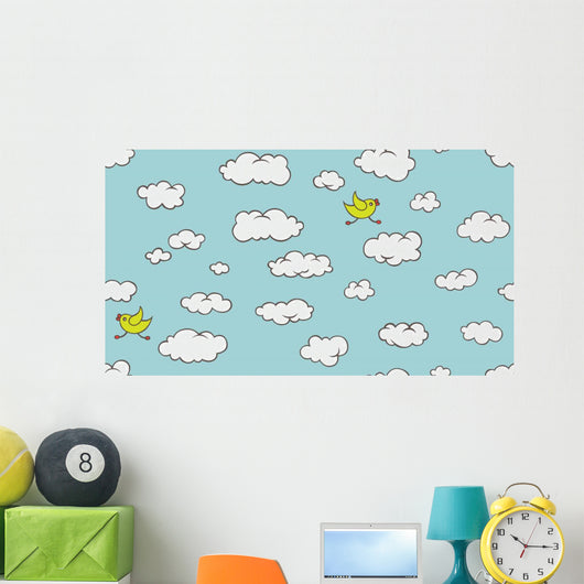 Seamless Clouds Wall Decal