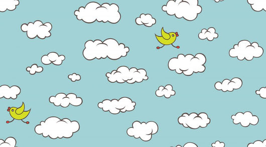 Seamless Clouds Wall Decal
