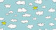 Seamless Clouds Wall Decal