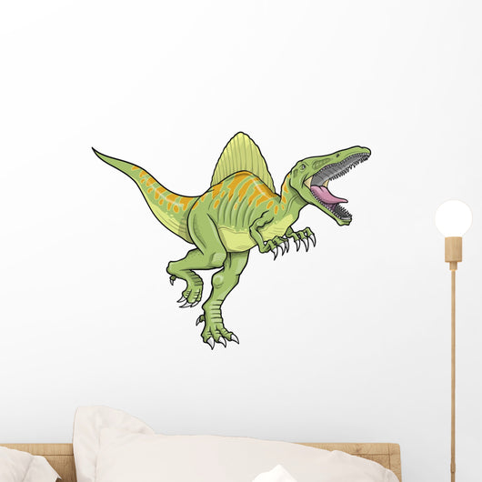 Spinosaurus Dinosaur Vector Illustration Wall Decal