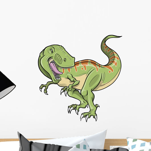 Tyrannosaurus Dinosaur Vector Illustration Wall Decal