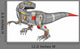 Running Robot Tyrannosaurus Dinosaur Vector Wall Decal