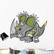 Robot Machine Triceratops Dinosaur Wall Decal