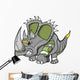 Robot Machine Triceratops Dinosaur Wall Decal