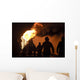 Firefighters Action After Gas Wall Decal