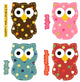 Cute Owl Set Wall Decal