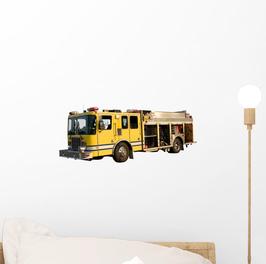Fire Department Pumper Rescue Wall Decal