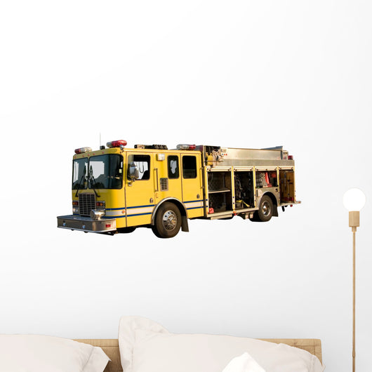Fire Department Pumper Rescue Wall Decal