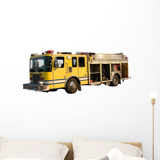 Fire Department Pumper Rescue Wall Decal